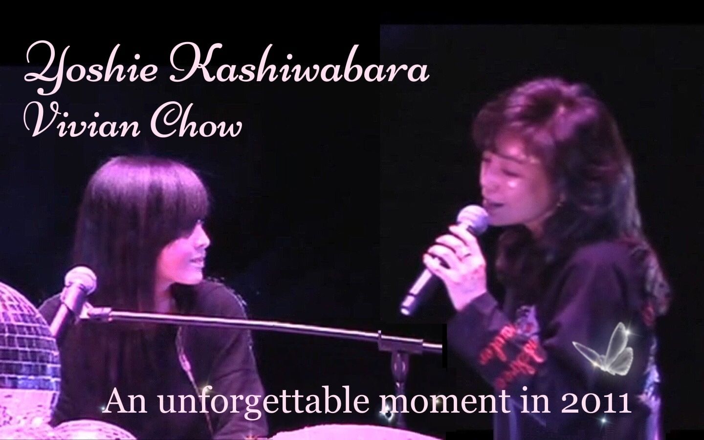 柏原芳惠Yoshie Kashiwabara & 周慧敏 Vivian Chow《An Unforgettable moment in 2011》哔哩哔哩bilibili