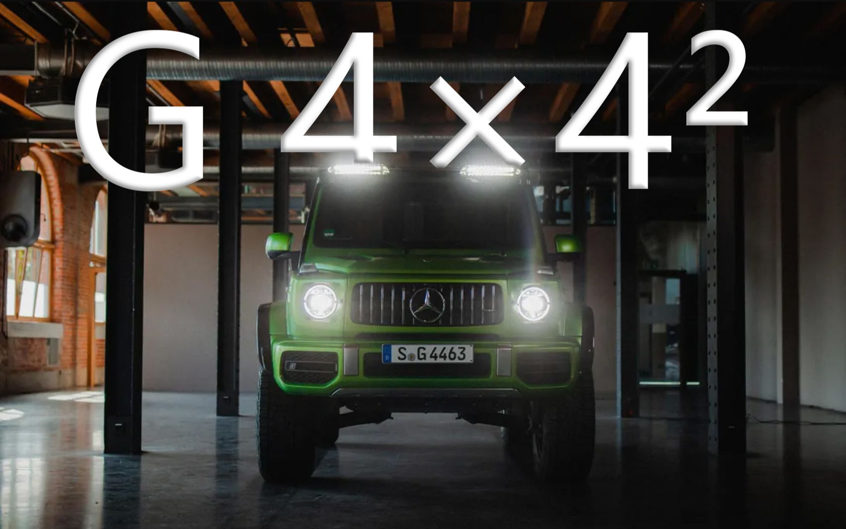 [中字]梅赛德斯-奔驰2023款g63 4×405发布 大g 4x4发新款啦