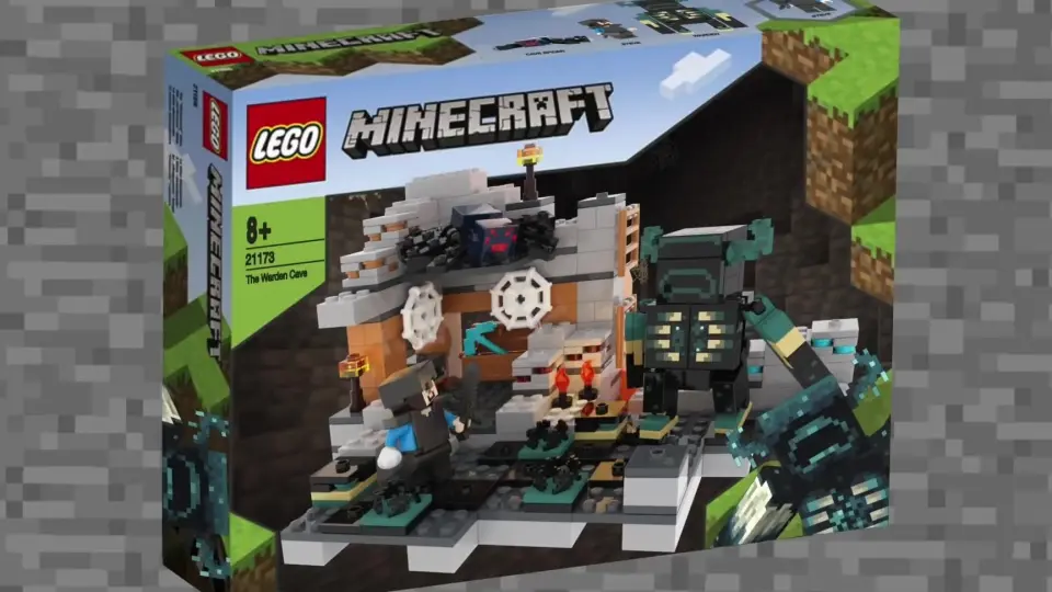 LEGO Minecraft The Warden Cave, The Wild Update 1.18 1.17