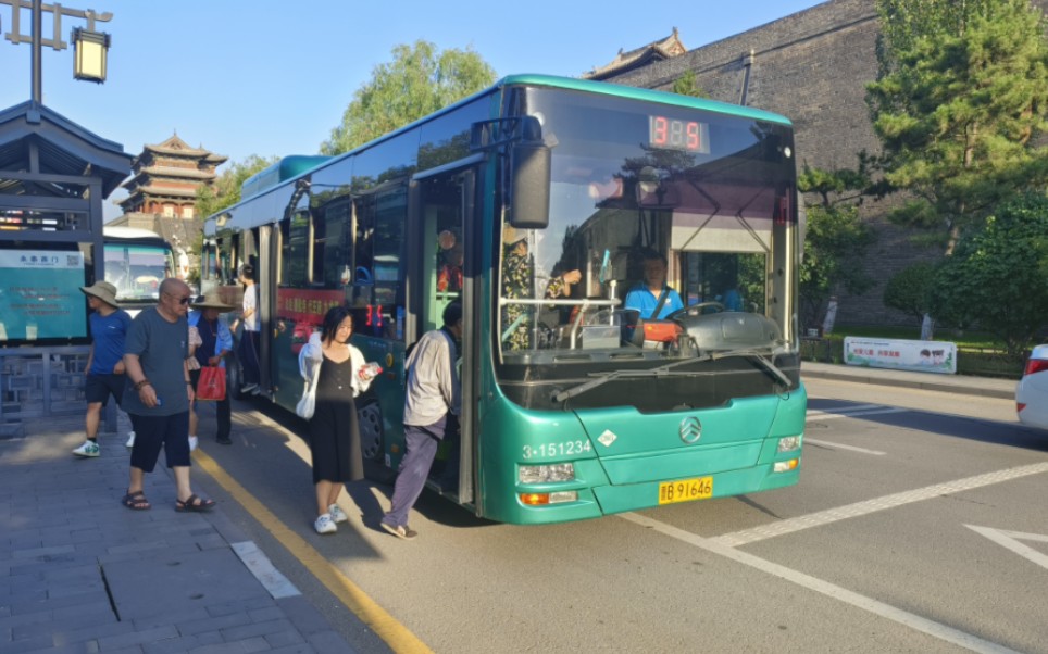 大同公交35路金旅天然气出永泰街南口