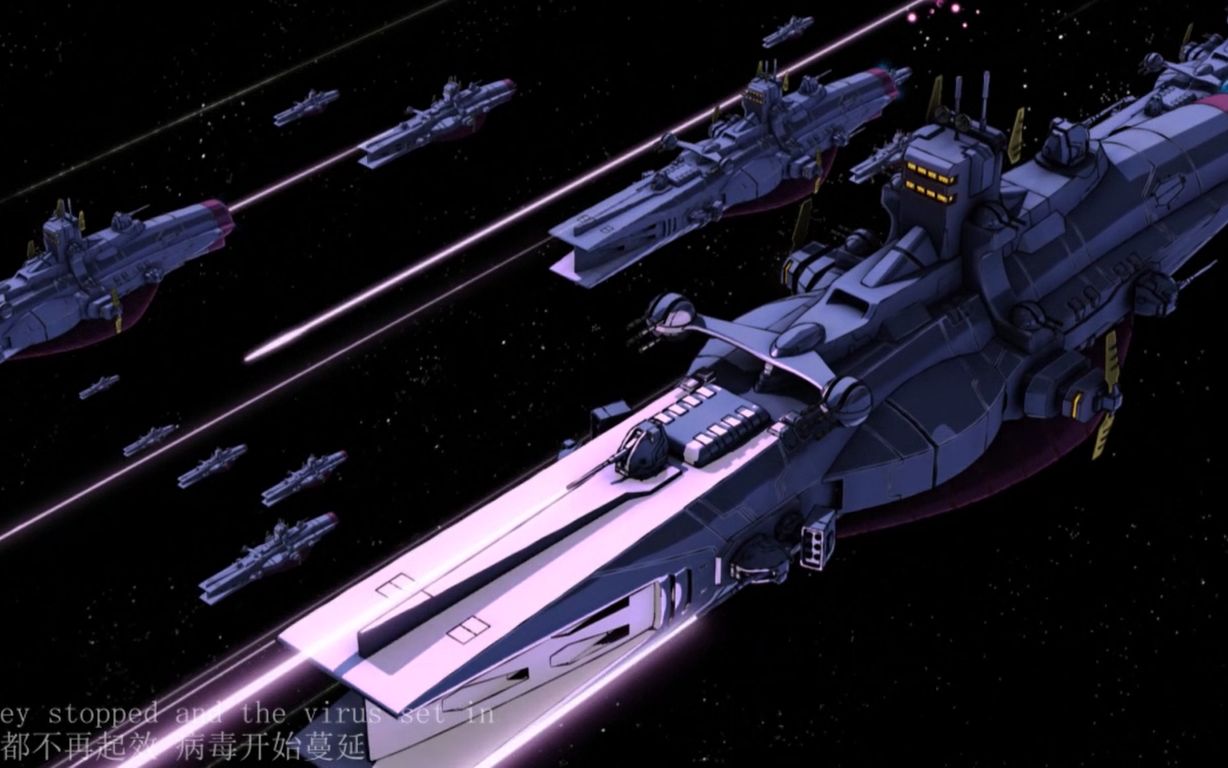 钢铁洪流进行曲,地球联邦军宇宙舰队大阅兵