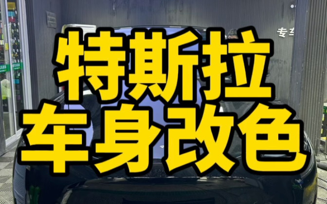 特斯拉丫车身改色#莆田小鸭汽车美容#莆田小鸭汽车美容贴膜#导航小鸭汽车美容宝厦店,老李等您哔哩哔哩bilibili