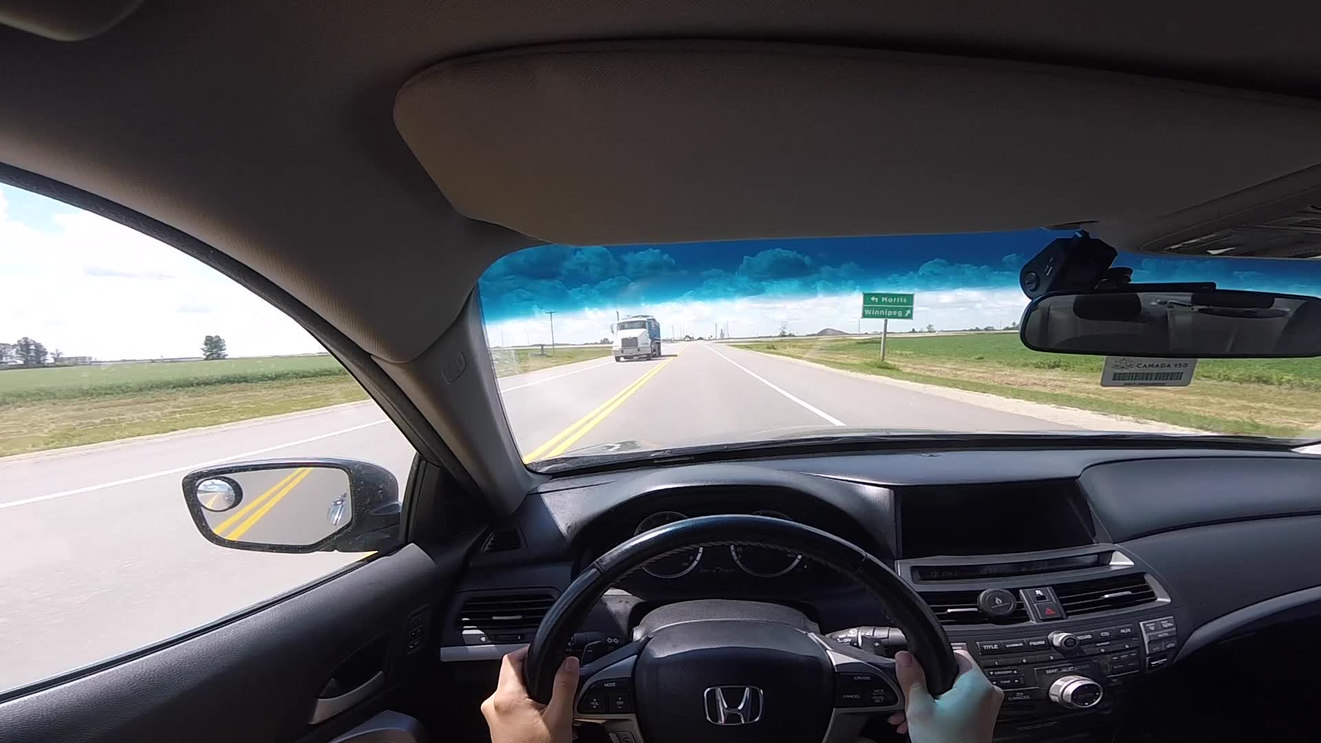 【第一视角】在加拿大高速上开车是什么样子的?