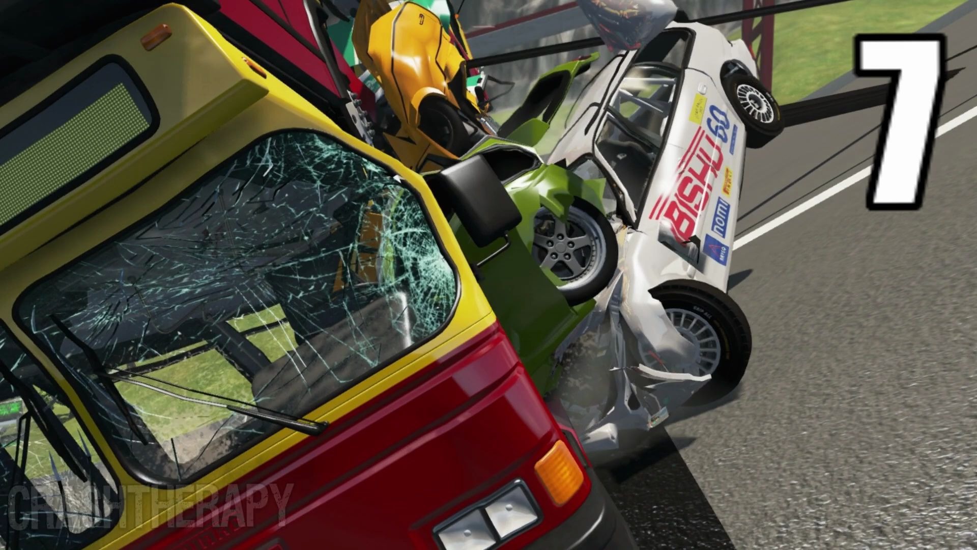 公交车墙  Beamng DRIVE  CRASHTherapy哔哩哔哩bilibili