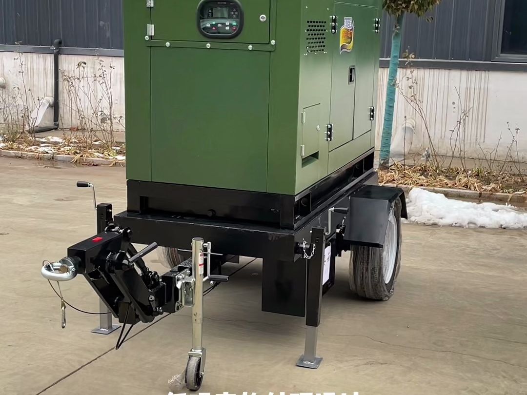 100kw拖车移动式柴油发电机组 大泽动力发电机 野外施工备用电源