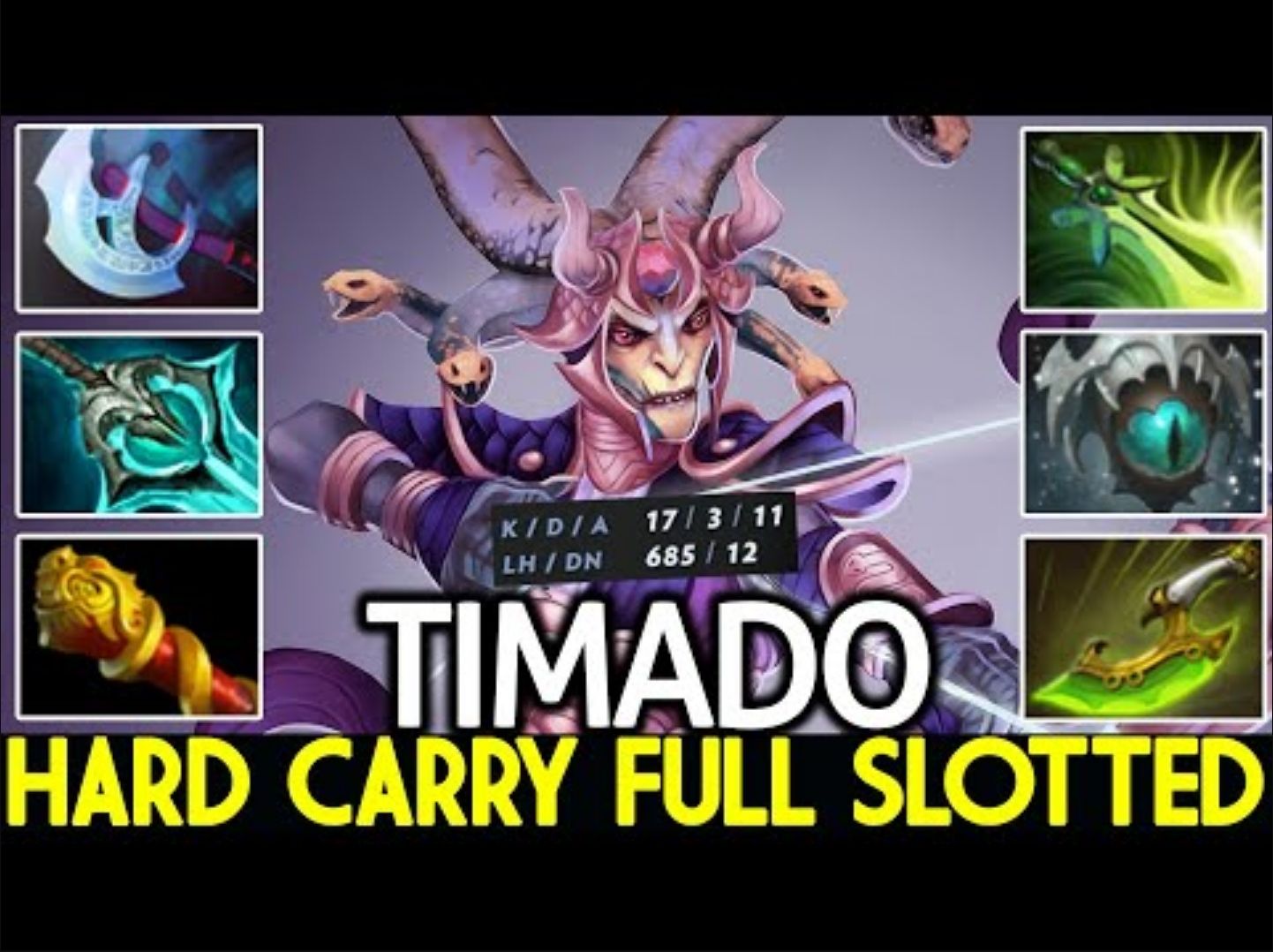 【DOTA2】TIMADO & 美杜莎 Hard Carry Free Farming Full Slotted 1000By Dota2 HighSchool哔哩哔哩bilibiliDOTA2第一视角