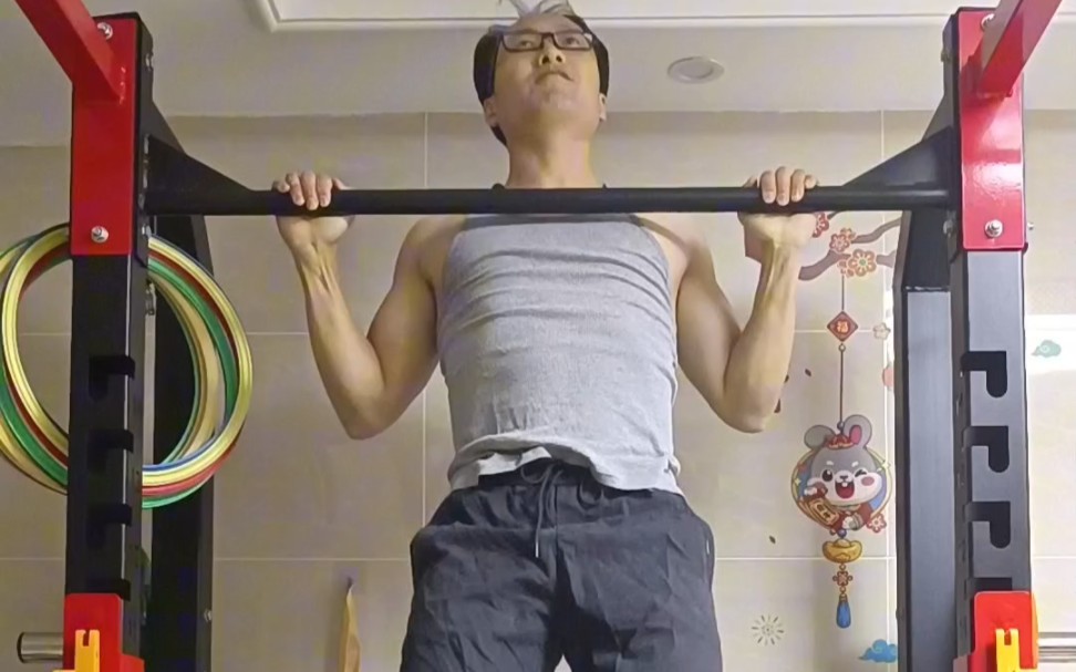 18个引体向上,尽力了.