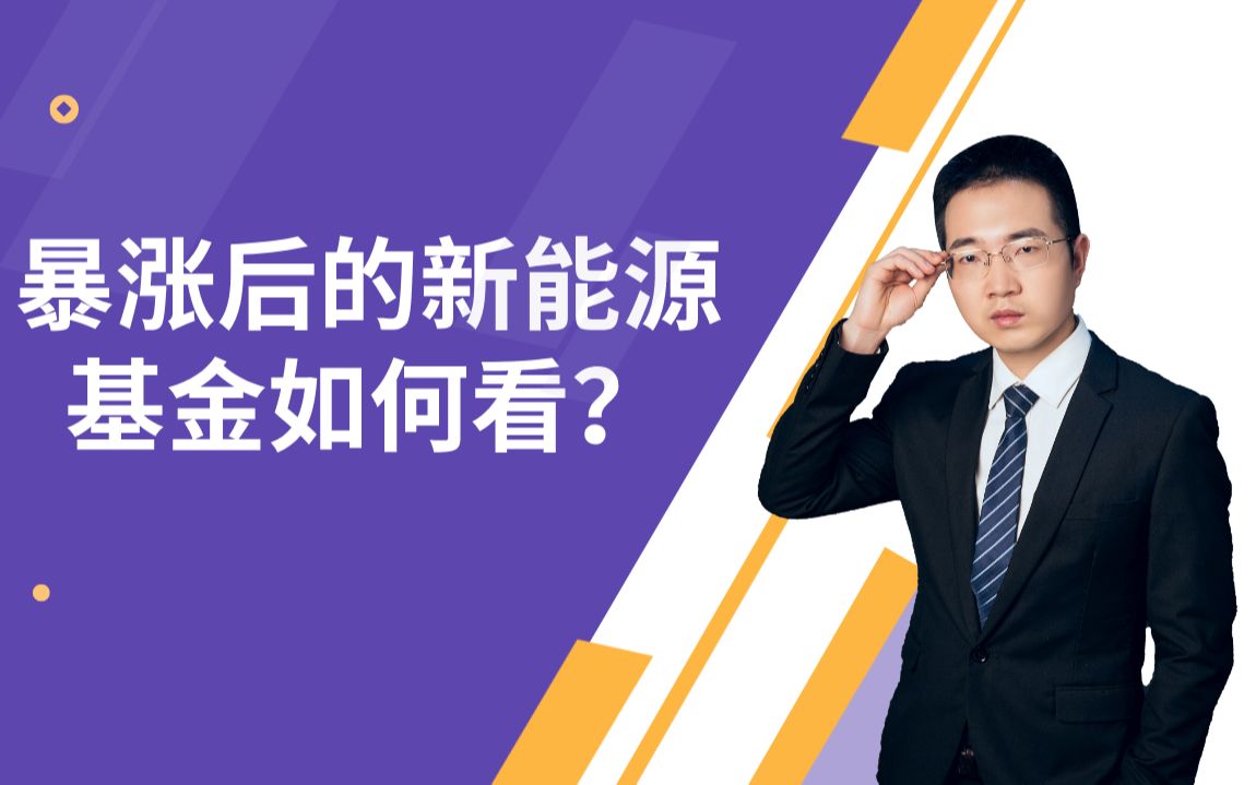 暴涨后的新能源基金如何看,2020冠军基金花落谁家,新能源有机会吗?哔哩哔哩bilibili