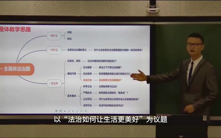 [图]互联创美好时代，法治护和谐社会——法治社会说课视频