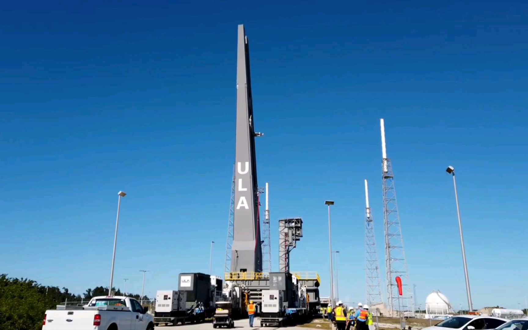 ula新组装的下一代火神半人马座,火箭发射平台(vlp)首次前往slc-41
