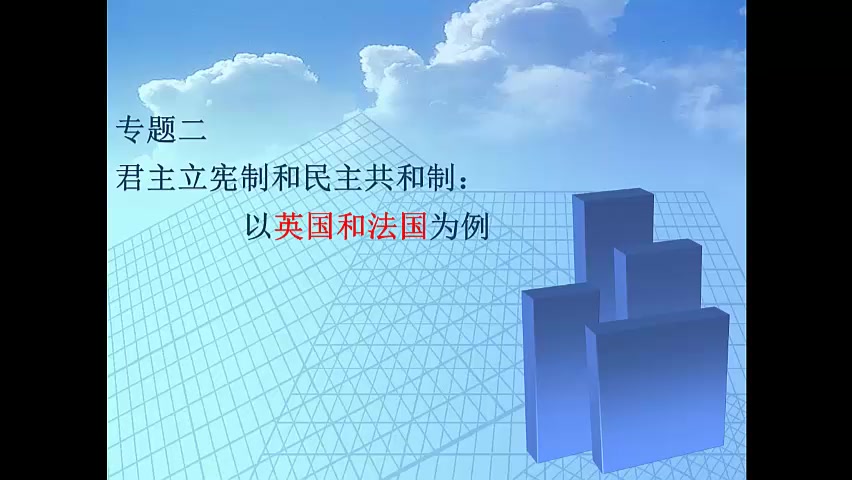 [图]高二政治选修三 专题一 各具特色的国家和国际组织