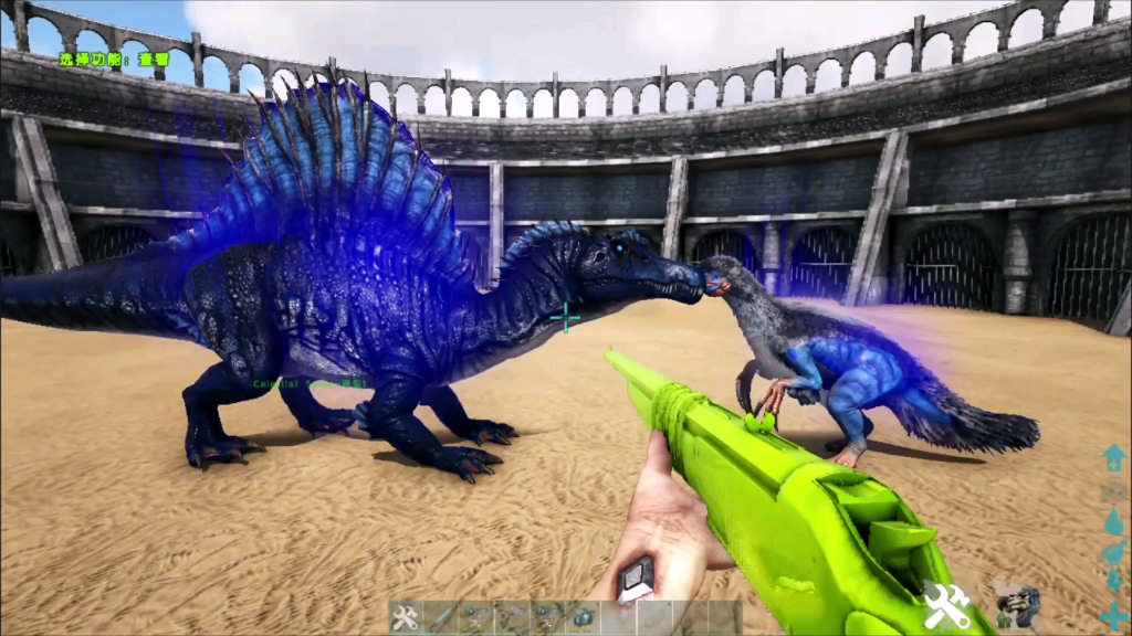 天堂棘背龙vs天堂镰刀龙_哔哩哔哩_bilibili