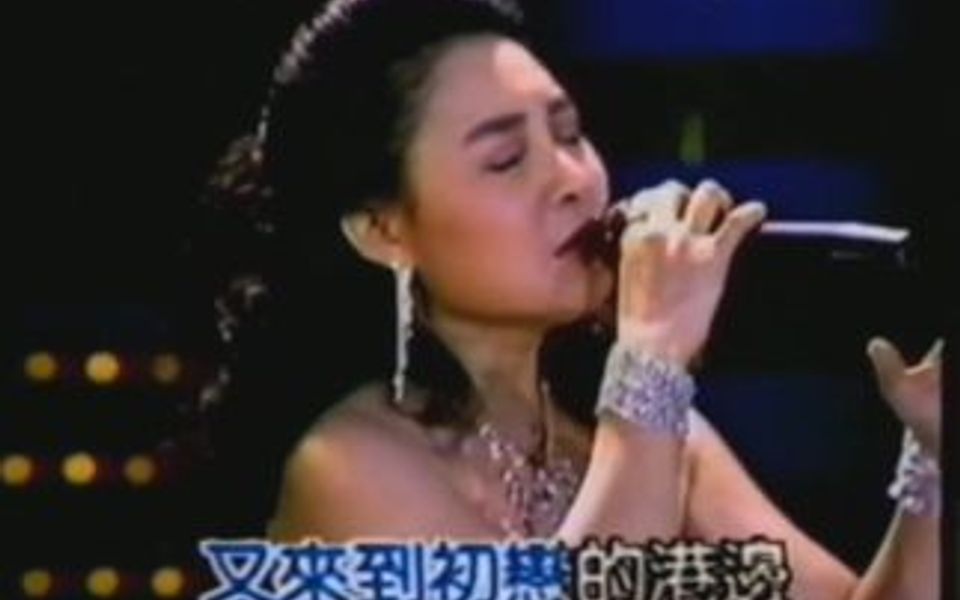 陈盈洁  毛毛雨丨台语怀旧最经典金曲 大姐大演唱会版1986哔哩哔哩bilibili