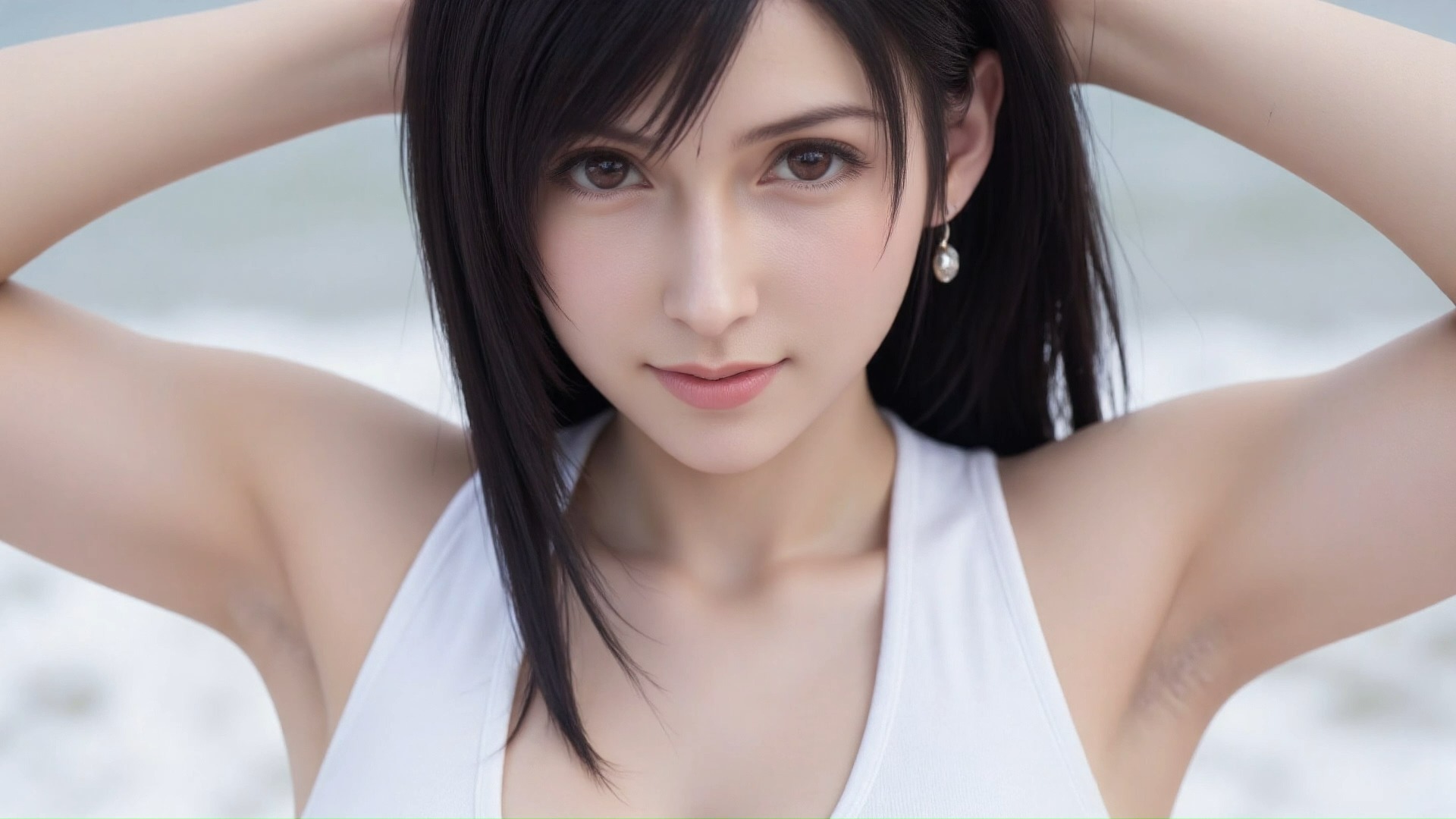 写实蒂法肖像电脑壁纸