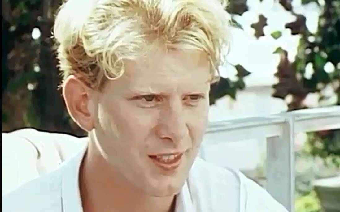 【James Wilby詹姆斯威尔比】1987年威尼斯电影节Maurice首映James Wilby，James Ivory接受西班牙电视台采访