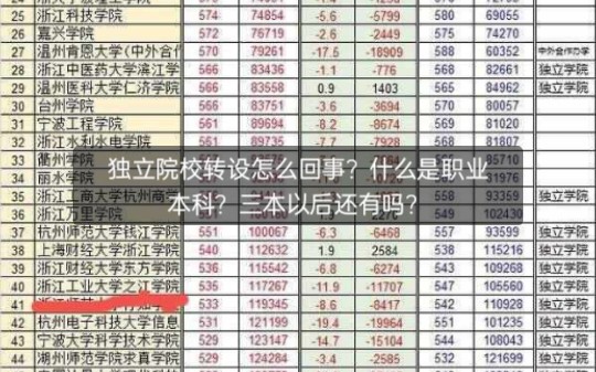 独立院校转设怎么回事?什么是职业本科?三本以后还有吗?哔哩哔哩bilibili