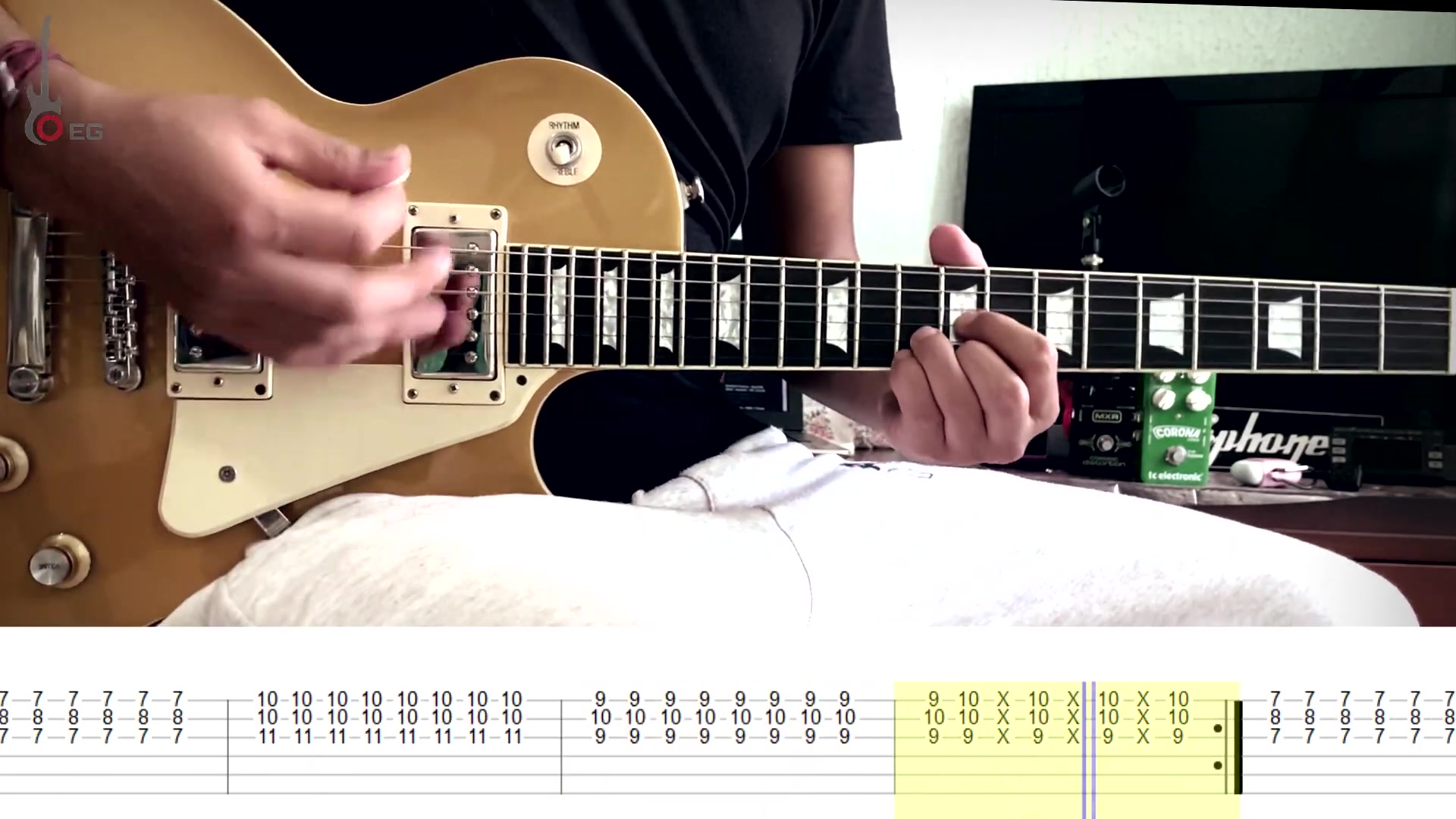 [图]Read My Mind The Killers Guitar cover With Tabs Tutorial Backing Track