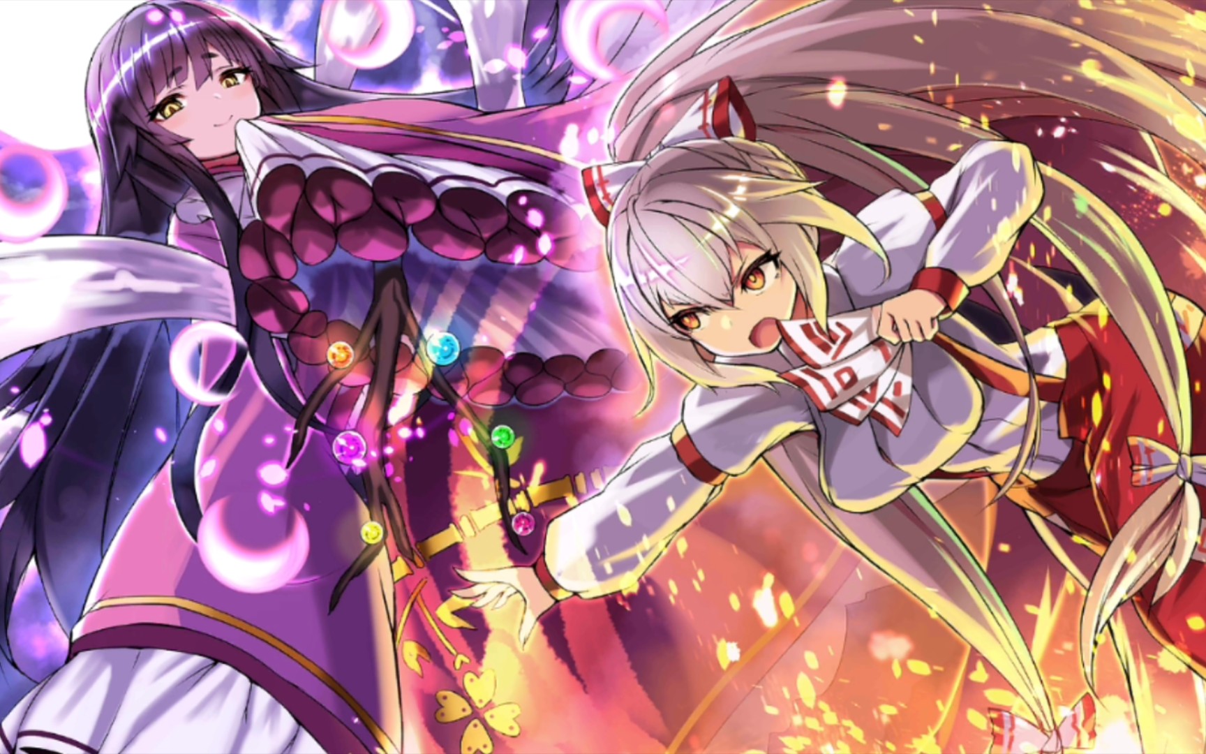 妹红和辉夜一见面就打架(296107ω610629)