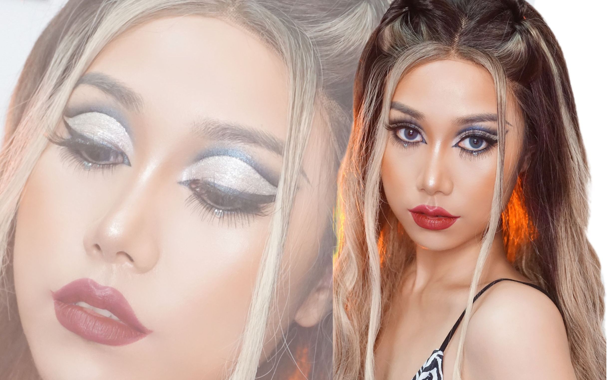 全截断欧式眼妆