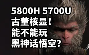 Download Video: 5800H 5700U核显！能玩黑神话悟空吗？上上上代AMD核显测试