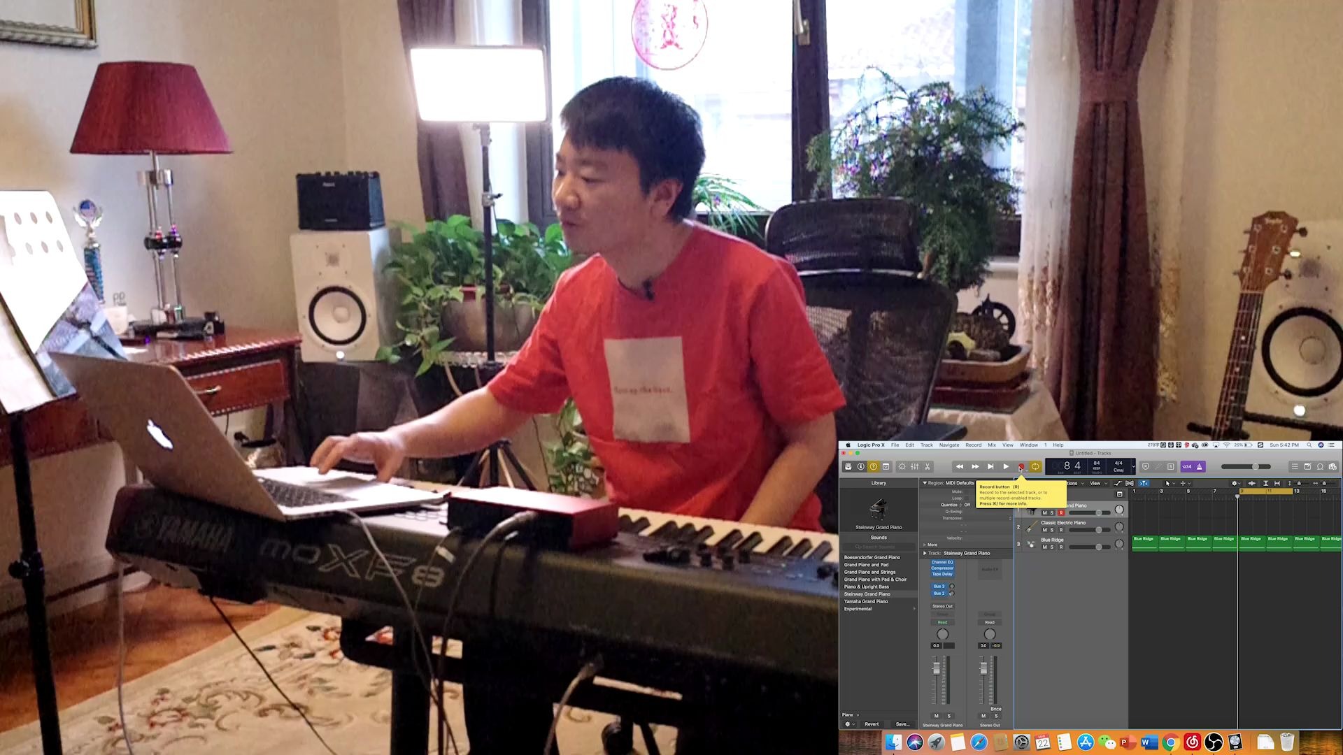 Foo/Sen音乐小教室  Thinking Out Loud  Logic Pro X  Yamaha MOX8  编曲小白系列教程哔哩哔哩bilibili