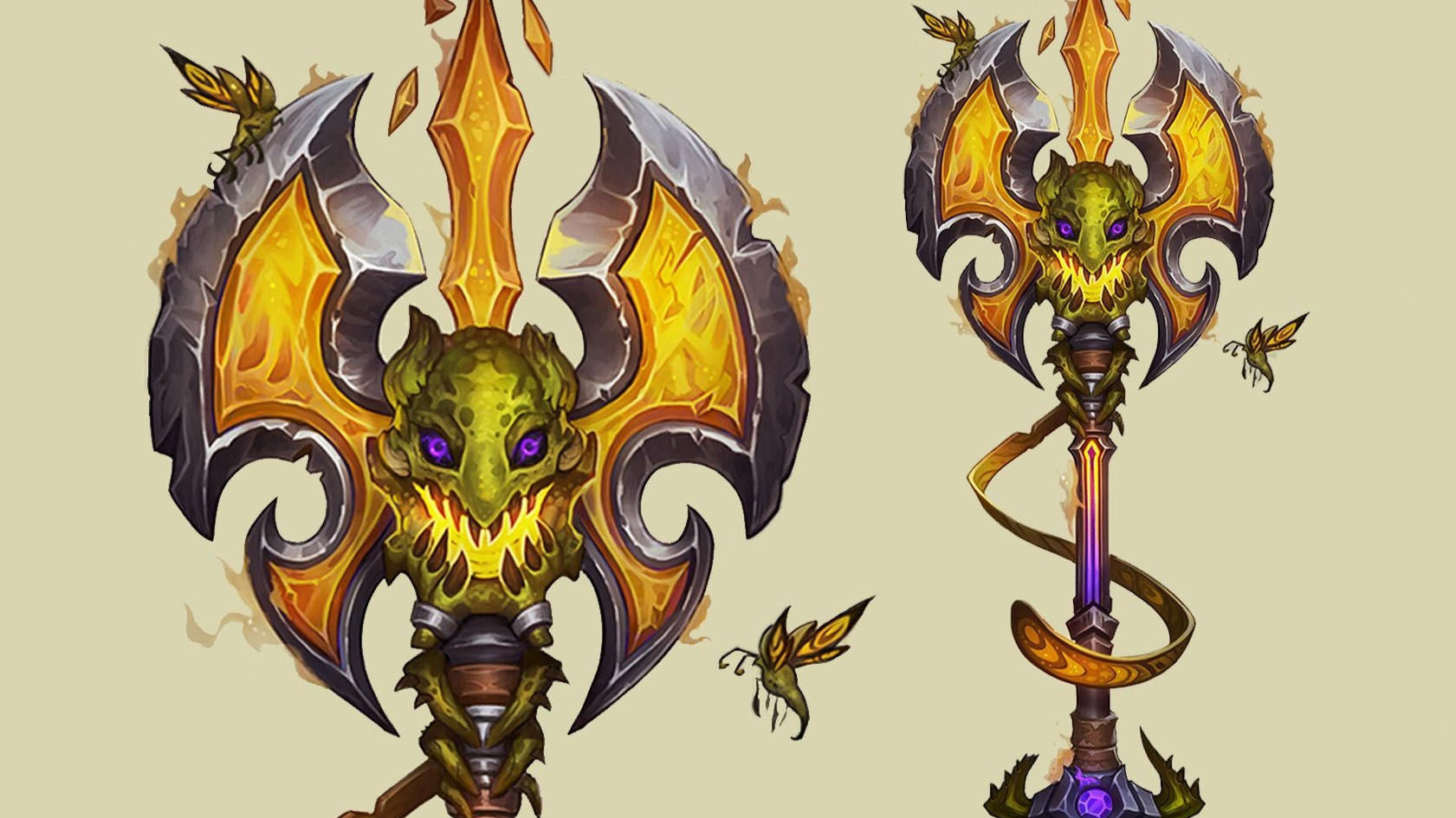 次世代游戏武器"地精双刃斧"模型制作,0基础学习上手必备