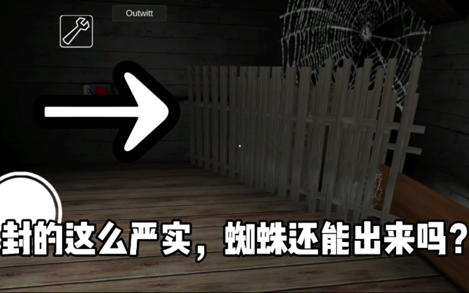 恐怖奶奶:封的这么严实,蜘蛛还能出来吗?_手机游戏热门视频