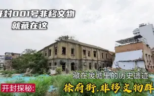 Download Video: 实拍在开封徐府街的拆迁废墟中，居然藏着一片民国历史文物群，开封编号001的头号非移文物也在这，咱们一起去看一看