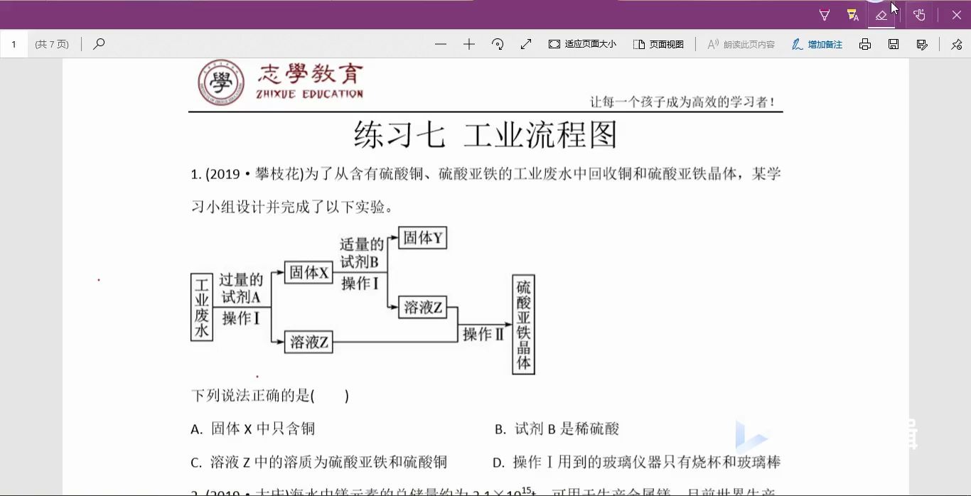 九年级化学工艺流程图哔哩哔哩bilibili