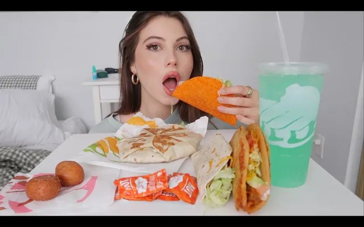 墨西哥卷饼!Sophia Kleo | Taco Bell Mukbang!哔哩哔哩bilibili