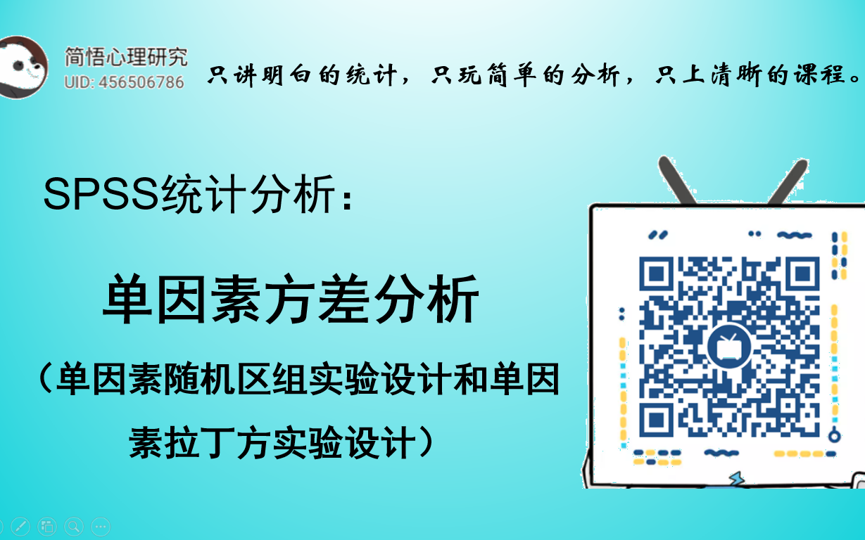 单因素随机区组实验设计和拉丁方实验设计的方差分析|方差分析|随机区组实验设计|拉丁方实验设计哔哩哔哩bilibili