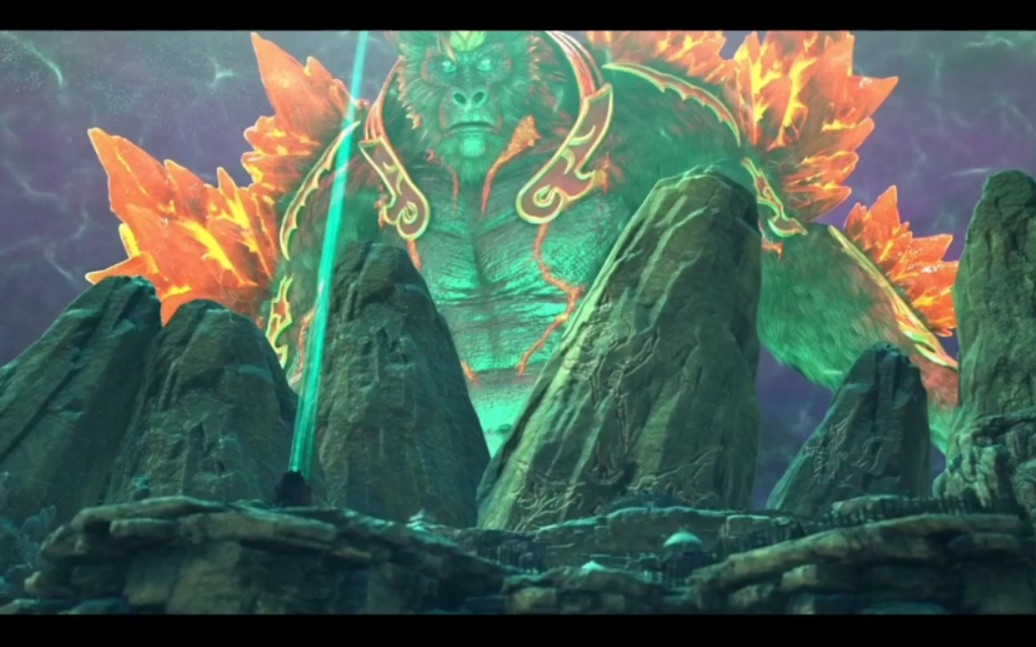 四大凶兽抢山宝最后朱厌获得山宝