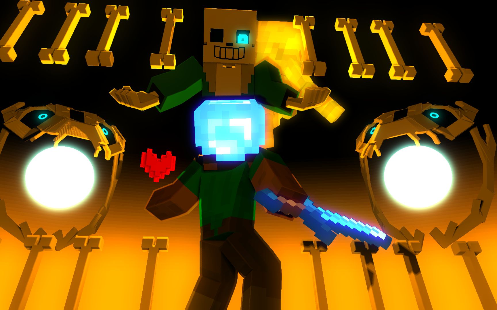 【mc动画】当sans遇到了小白 第八集(第一季最终回)_哔哩哔哩_bili