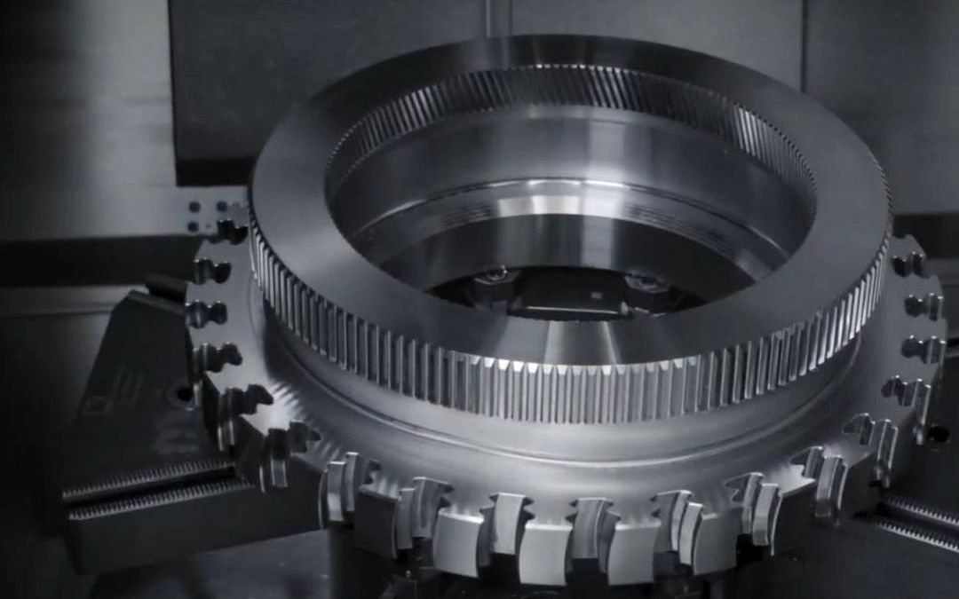 德国哈默五轴加工回转齿轮,真是遥遥领先,堪称cnc天花板