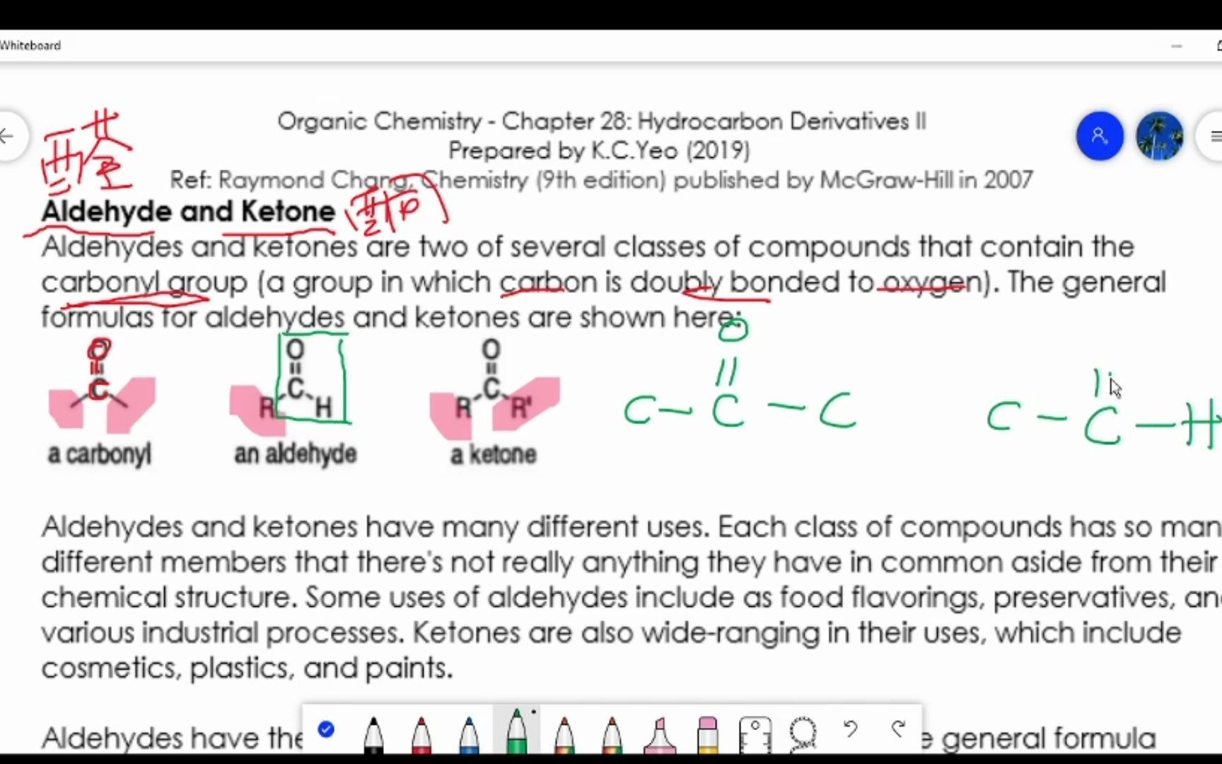 S3 Chapter 33 Aldehyde and Ketone Part 1哔哩哔哩bilibili