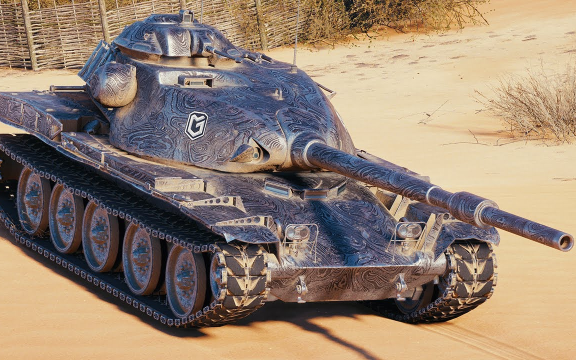 坦克世界 t95e6 4杀 1.06万伤害[荒漠小镇]