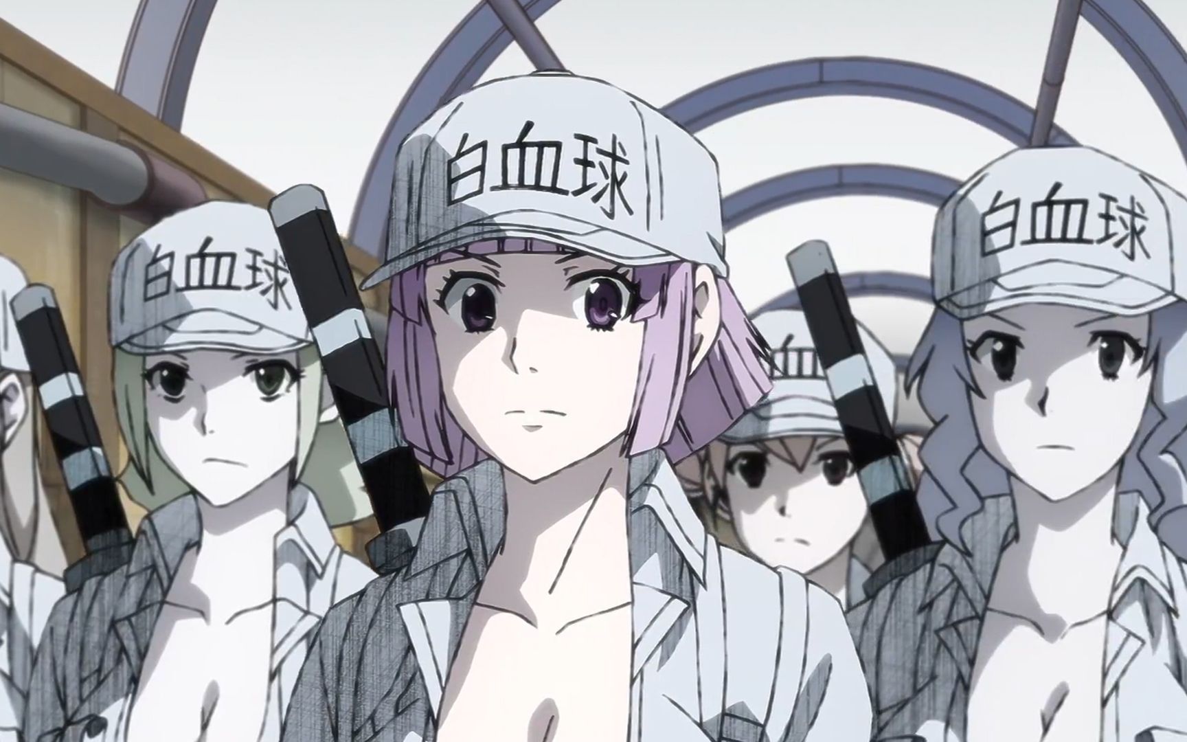 动漫:尿结石引发细菌入侵,白细胞小姐姐集体出动消灭细菌_哔哩哔哩