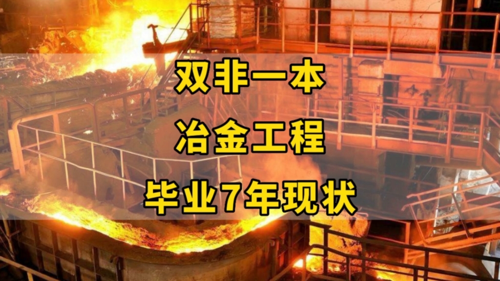 脏了点、累了点,但收入还不错:辽宁双非,冶金工程专业,毕业7年后现状哔哩哔哩bilibili