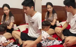 Download Video: 父子俩猜拳谁赢就和妈妈睡，儿子连赢63天老婆愁坏，网友道出真相