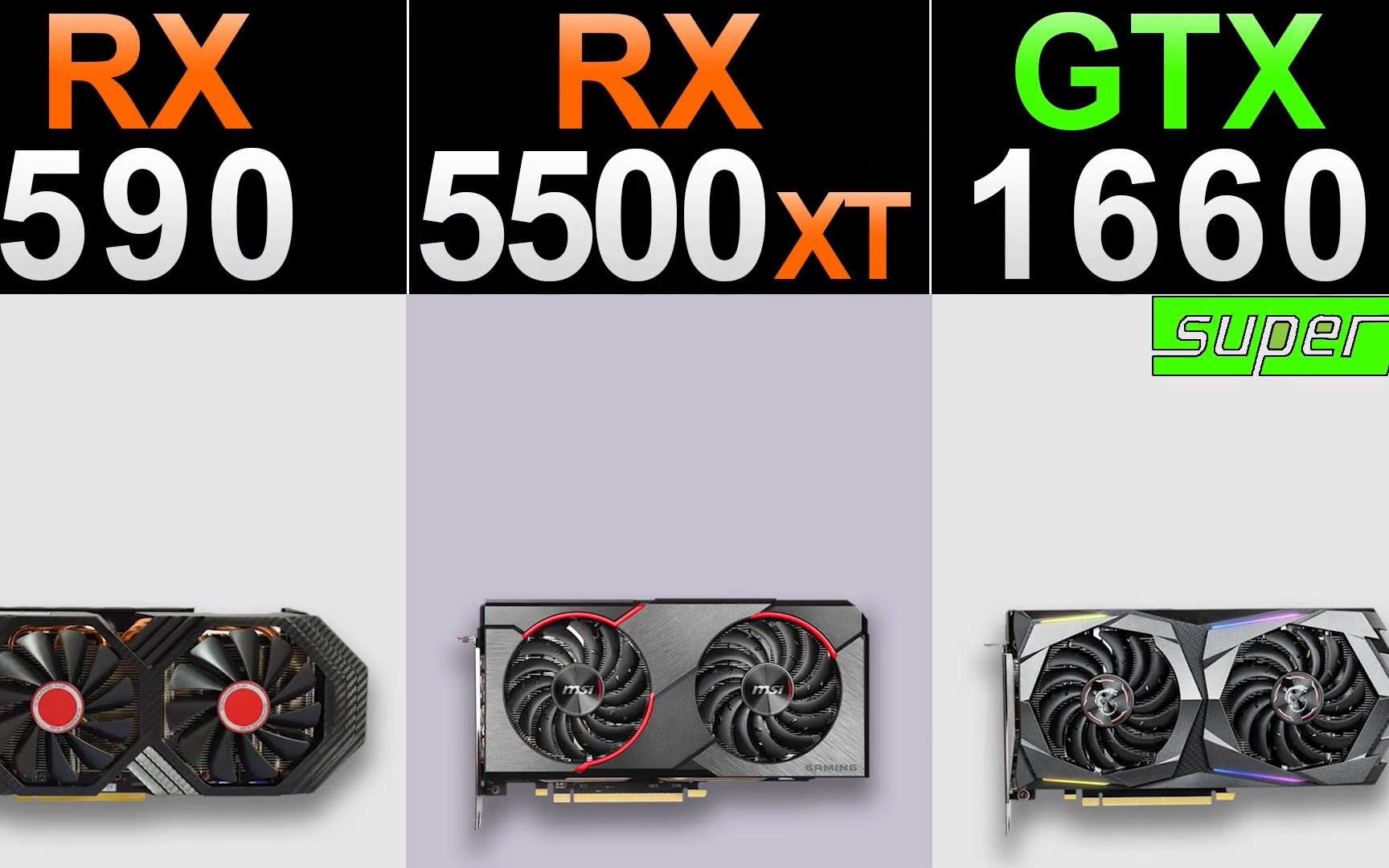 RX590 VS RX5500XT VS GTX1660S I7 9700K 1080P/1440P测评 5500XT和590始终不是对手_哔 ...