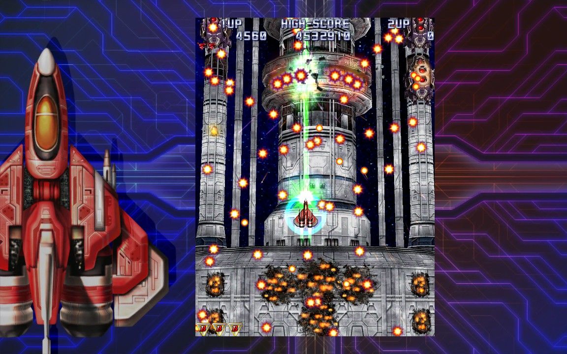 【雷电4】小兵的弹幕还能勉强躲躲,boss只能拼保险