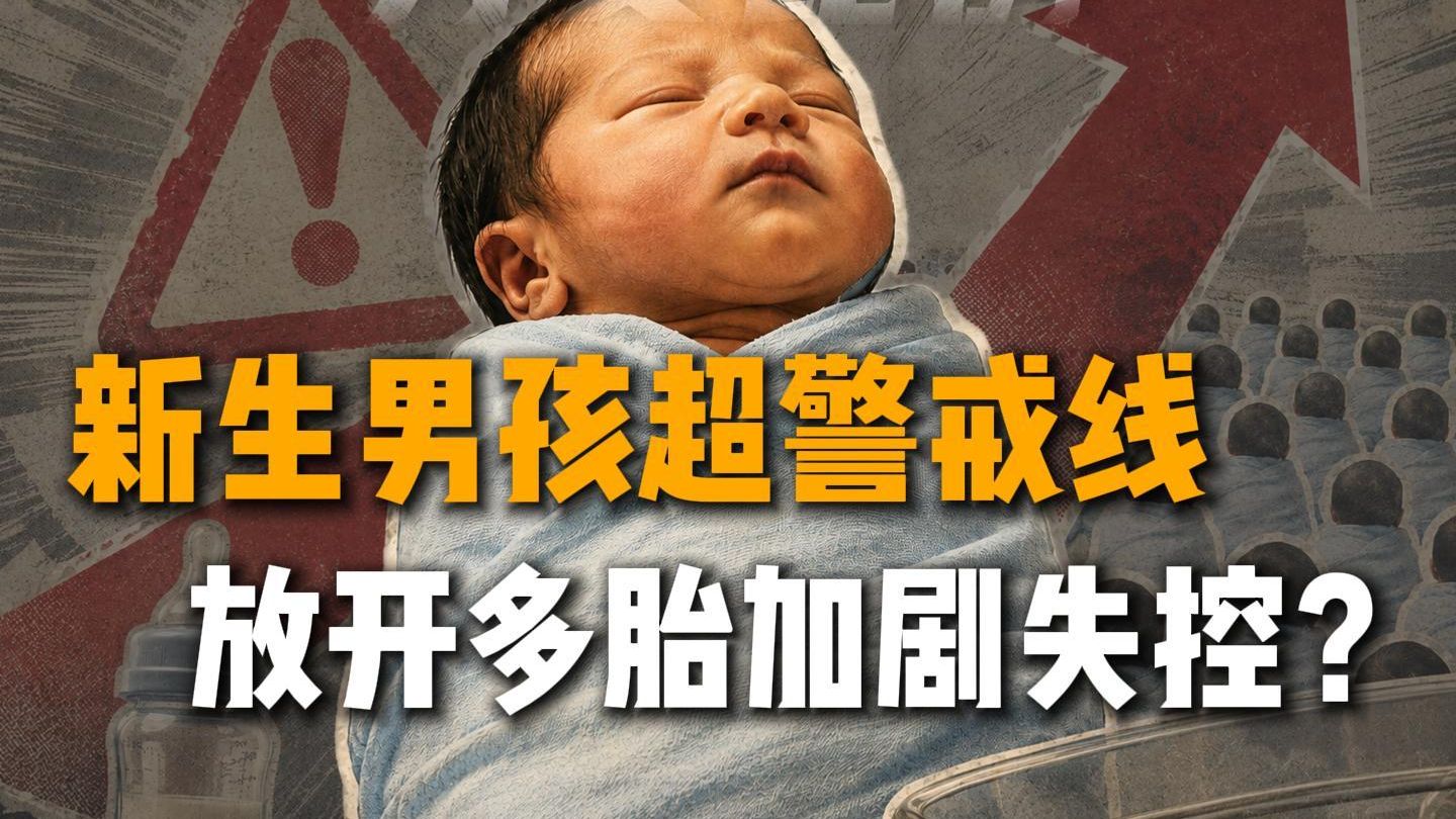 男孩出生率超标，人口比例逐渐失衡。