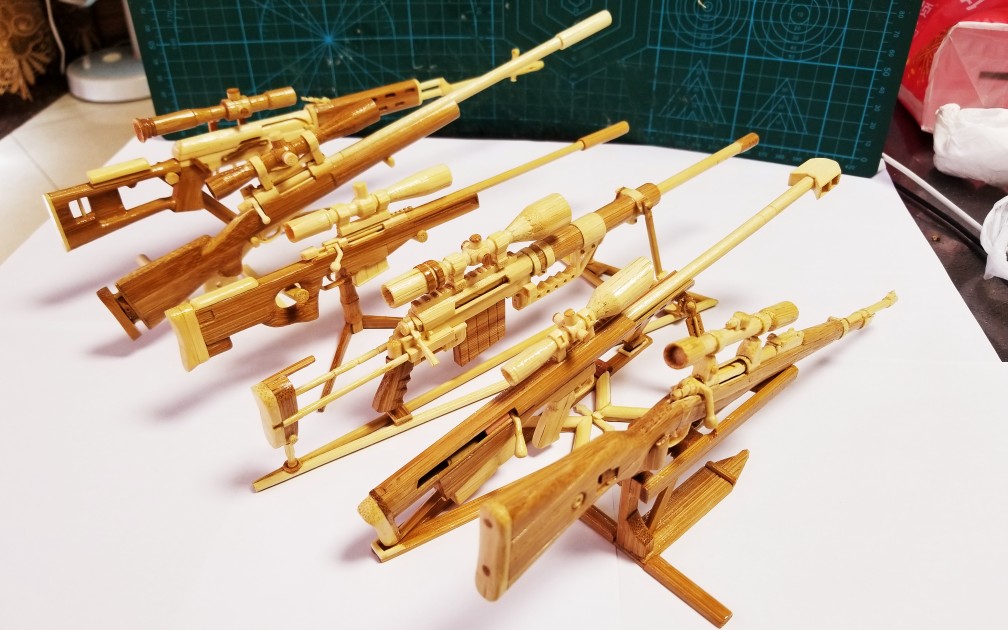 up 用筷子手工制作的名狙