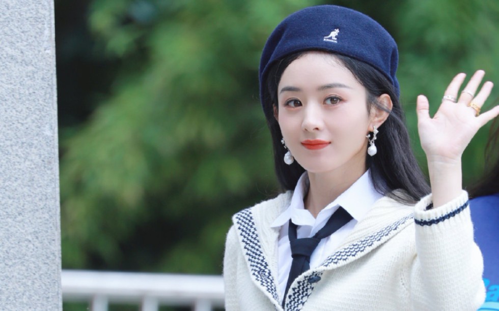 【赵丽颖贝雷帽】青春洋溢元气满满