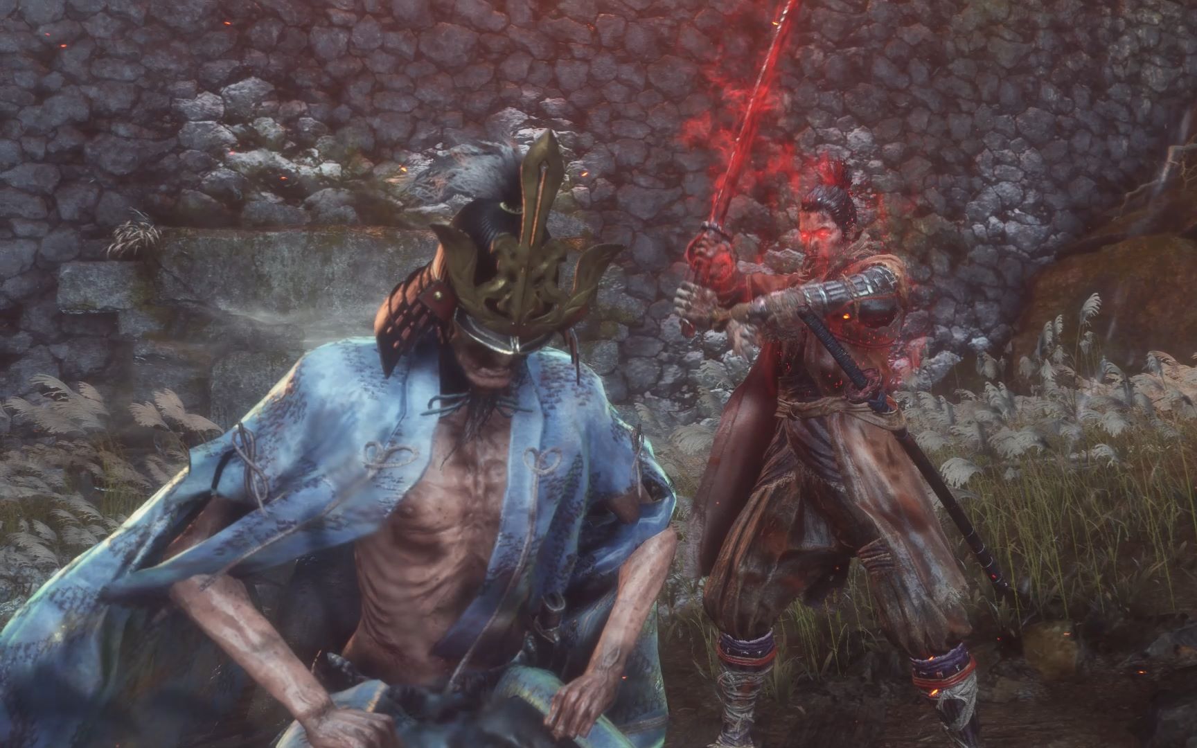 只狼9周目 双难 无ui 剑圣一心 无伤(雷反除外)最纯粹的基本功造就最