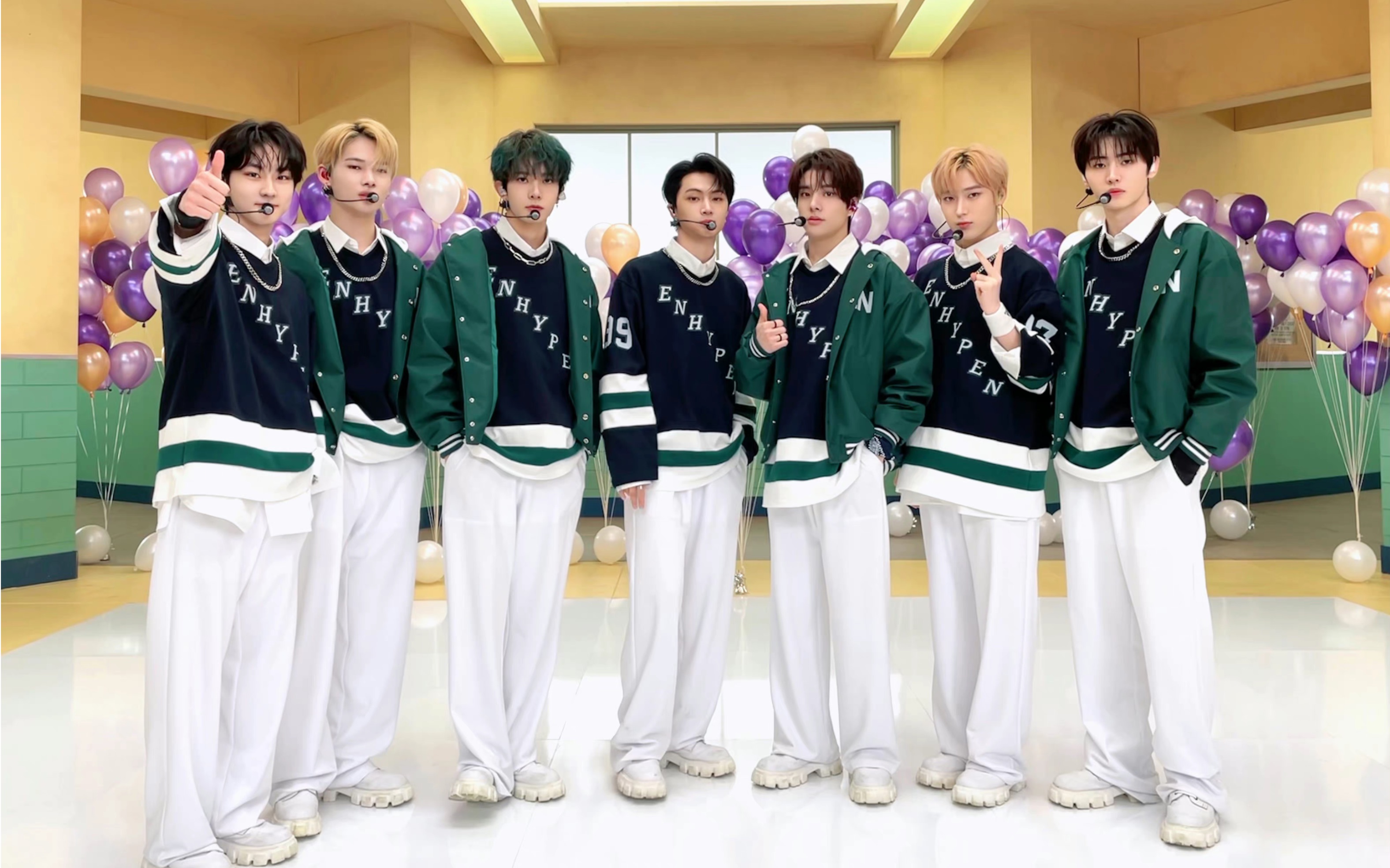 enhypen超清日本fns歌谣祭permissiontodancecover舞台