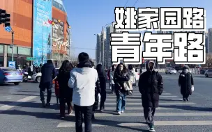 Descargar video: 寒风中从姚家园路步行到青年路到朝阳大悦城，临近春节，路上的行人少了很多