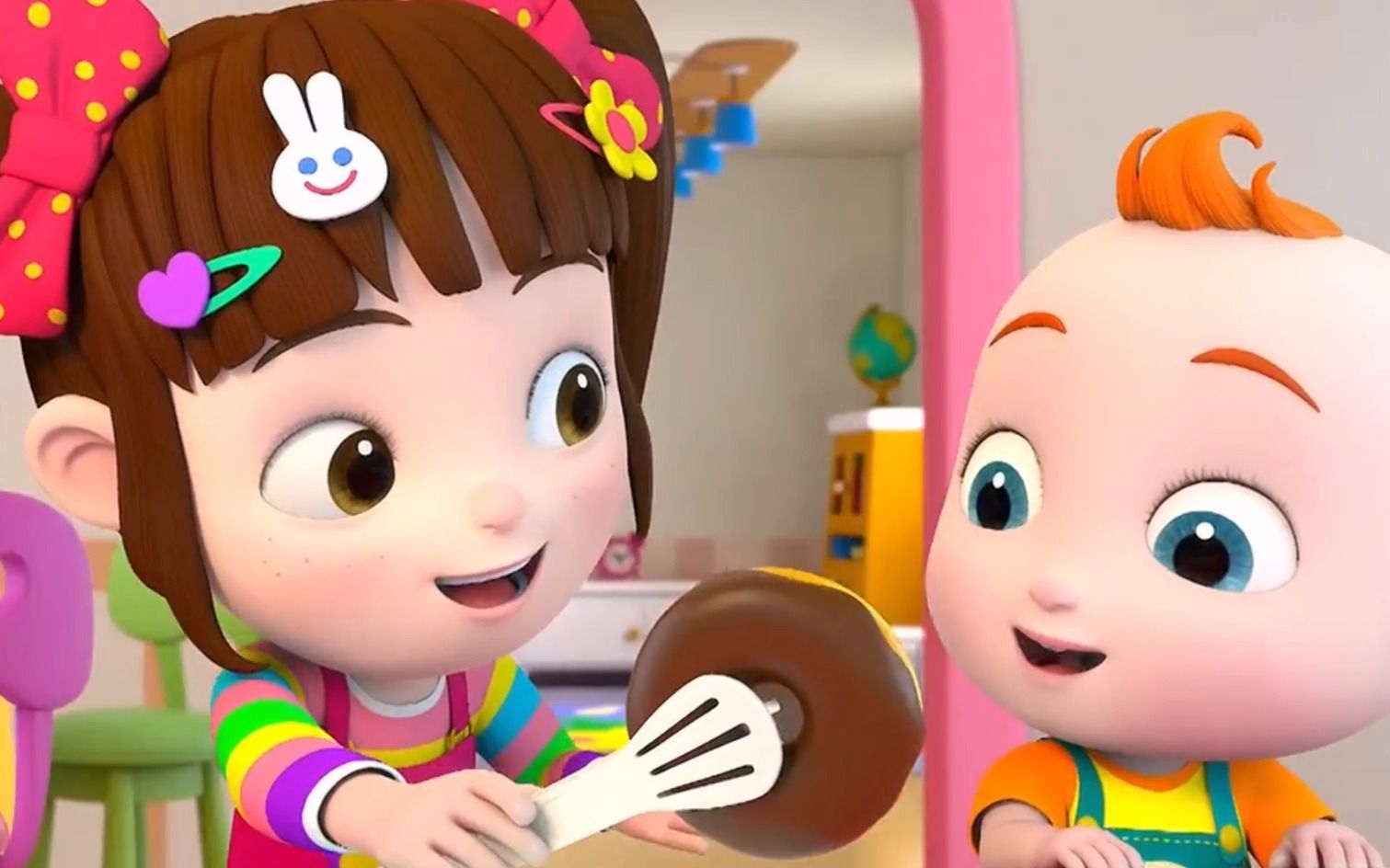 【超级宝贝 jojo】十个甜甜圈 | 早教 益智动画 启蒙 亲子互动