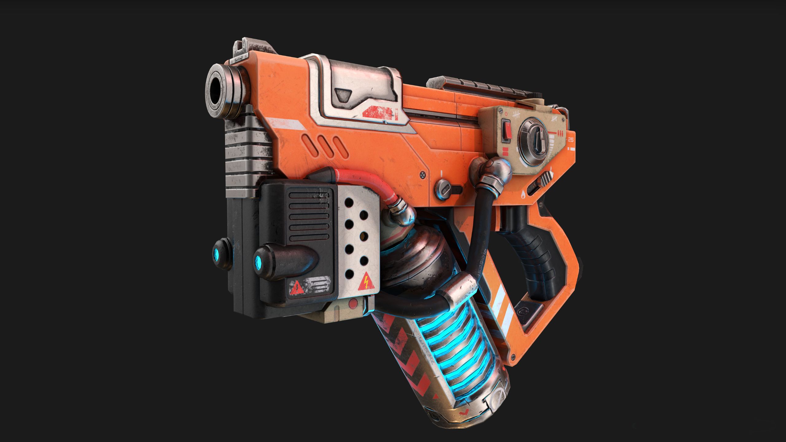 次世代枪械武器高模制作,硬表面布线卡线技巧讲解