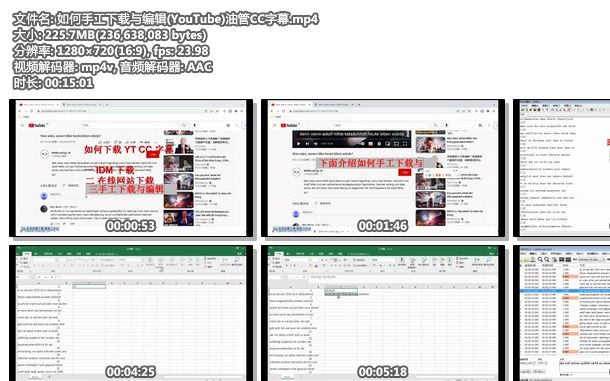 如何手工下载与编辑(YouTube)油管CC字幕哔哩哔哩bilibili